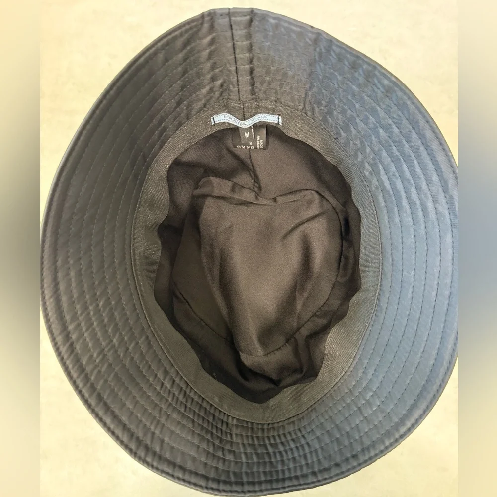 Prada Black Bucket Hat - size medium - Picture 3 of 5